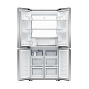 Freestanding Quad Door Refrigerator Freezer, 79cm, 498L, Ice & Water, French Hinge gallery detail image