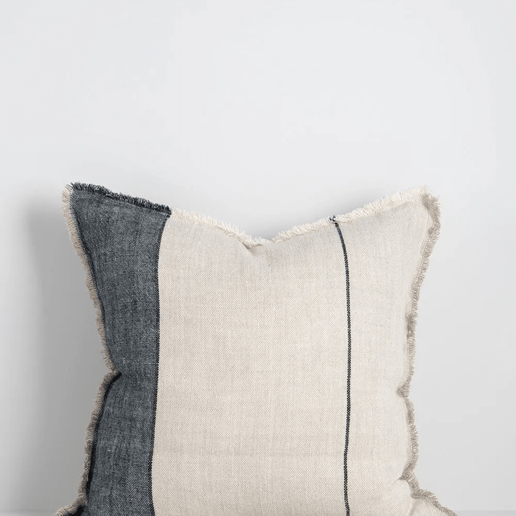Baya Frankton Linen Cushion - Cloudburst gallery detail image
