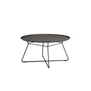 Freifrau | Leya Coffee Table With Leather Inlay | Extra Large Ebony (Black) gallery detail image