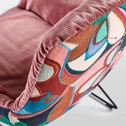 Freifrau | Leya Lounge Chair | Wire Frame | Riga Tamaris + Dedar Margaritas gallery detail image