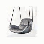 Freifrau | Leya Lounge Swing Seat | Avalon 0043 + Sahara Plaza Leather gallery detail image