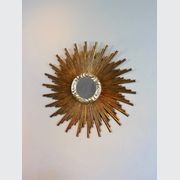 A French Giltwood Sunburst Mirror gallery detail image