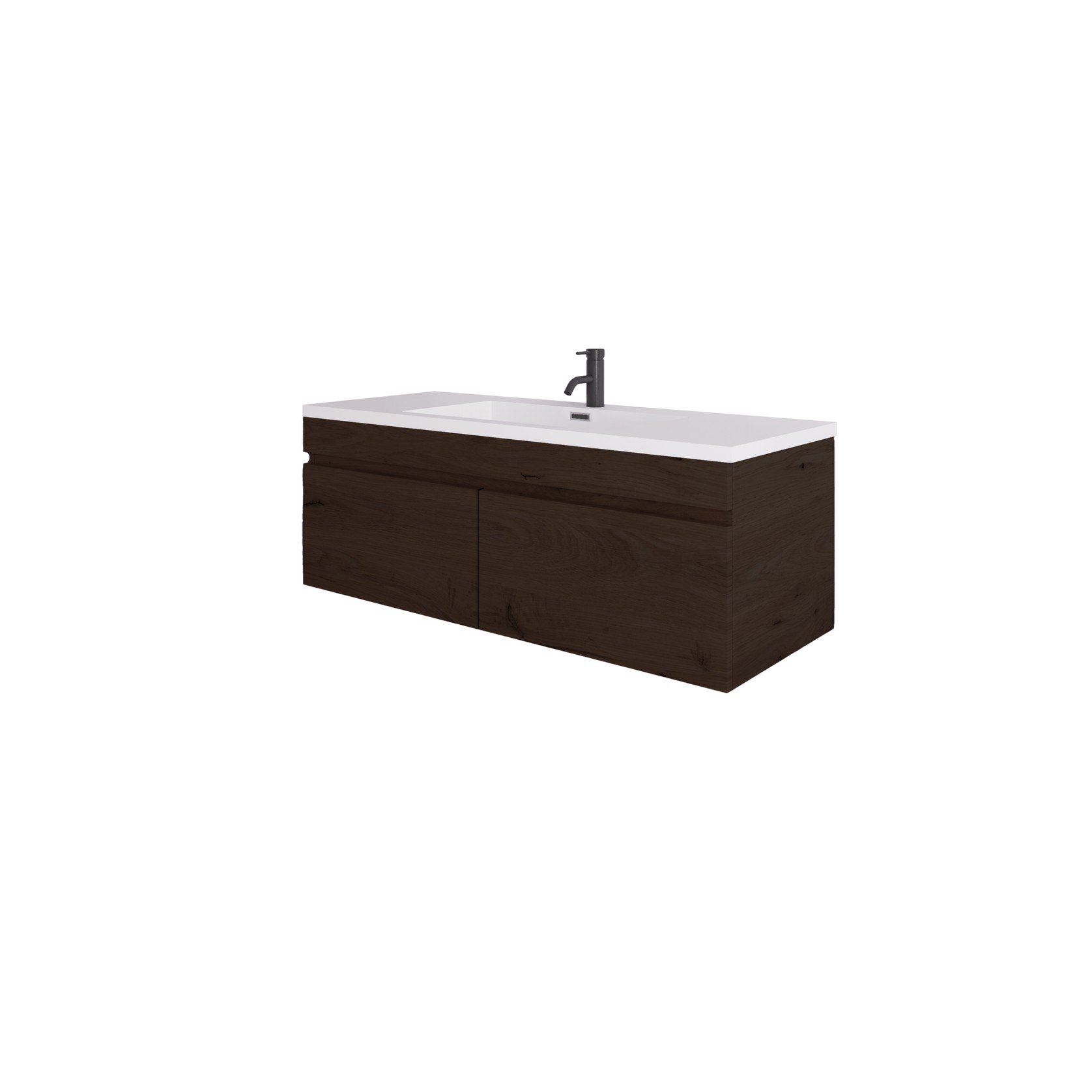 Code Lux 1500 Wall Hung 2 Drawer Vanity Range - 5 Colours gallery detail image