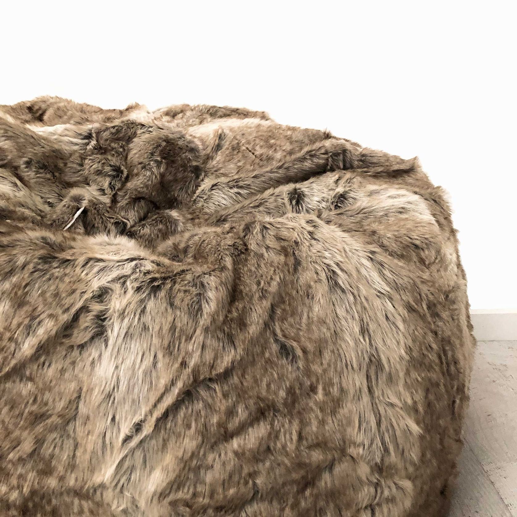 Fur Bean Bag - Palomino gallery detail image
