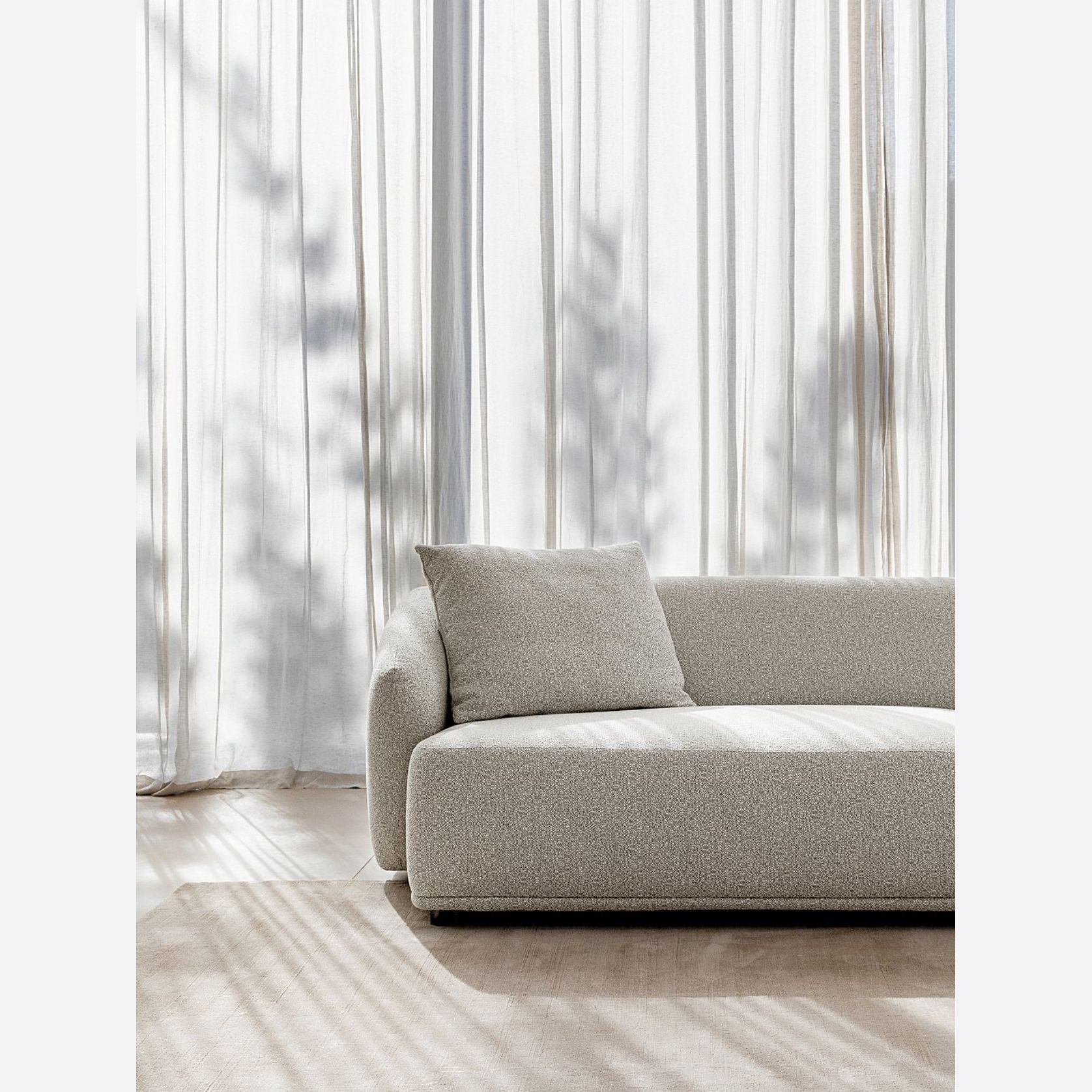 Gemma 1 Piece Sofa | Stone gallery detail image