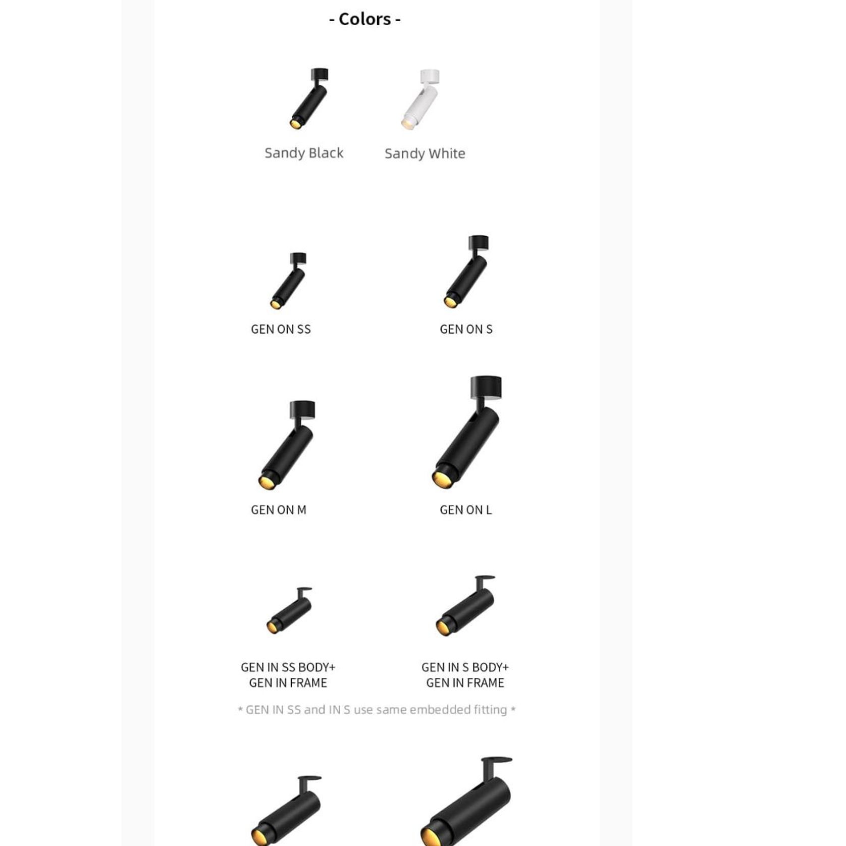 GEN | Ceiling Spot Lifght | Track Spot Lighting gallery detail image