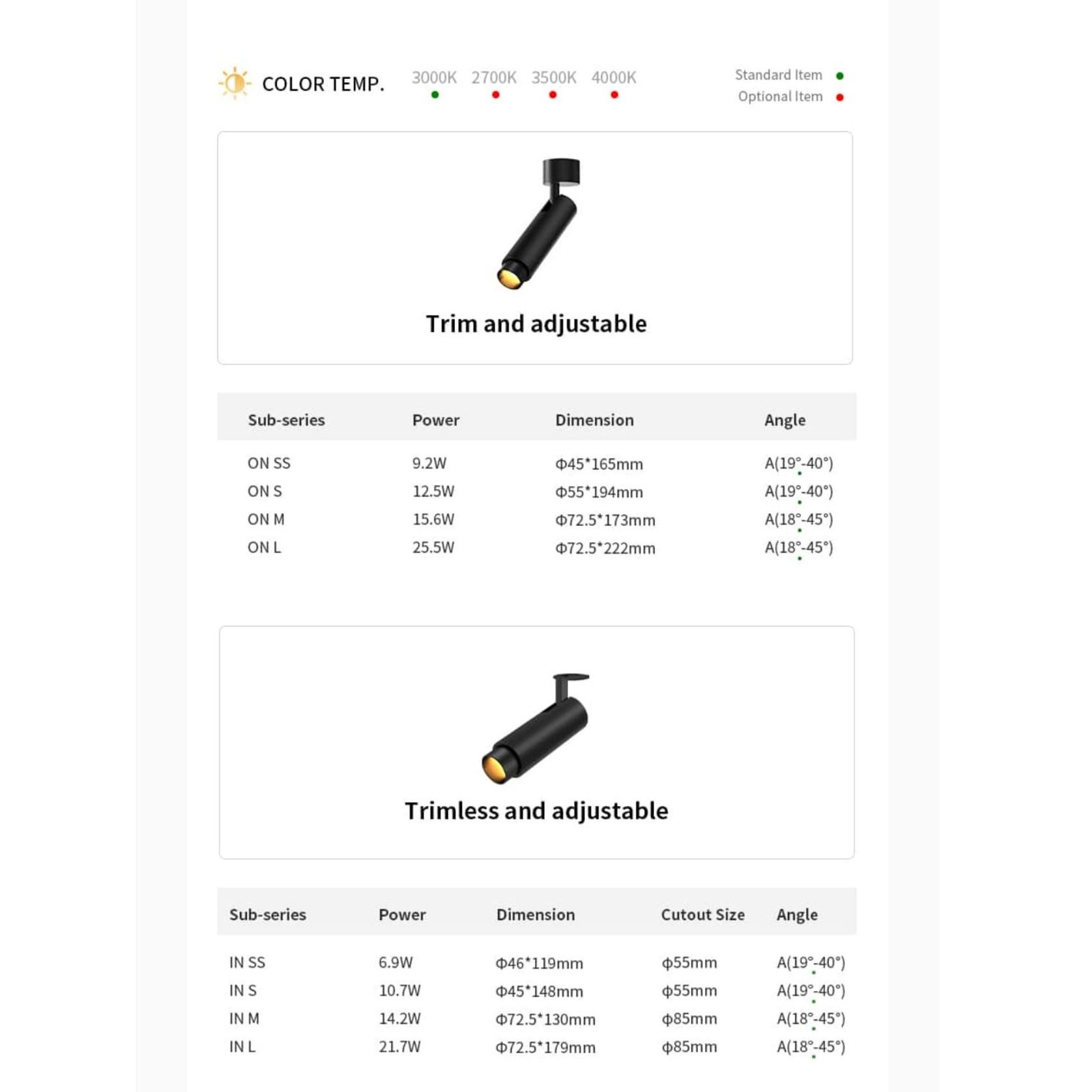 GEN | Ceiling Spot Lifght | Track Spot Lighting gallery detail image