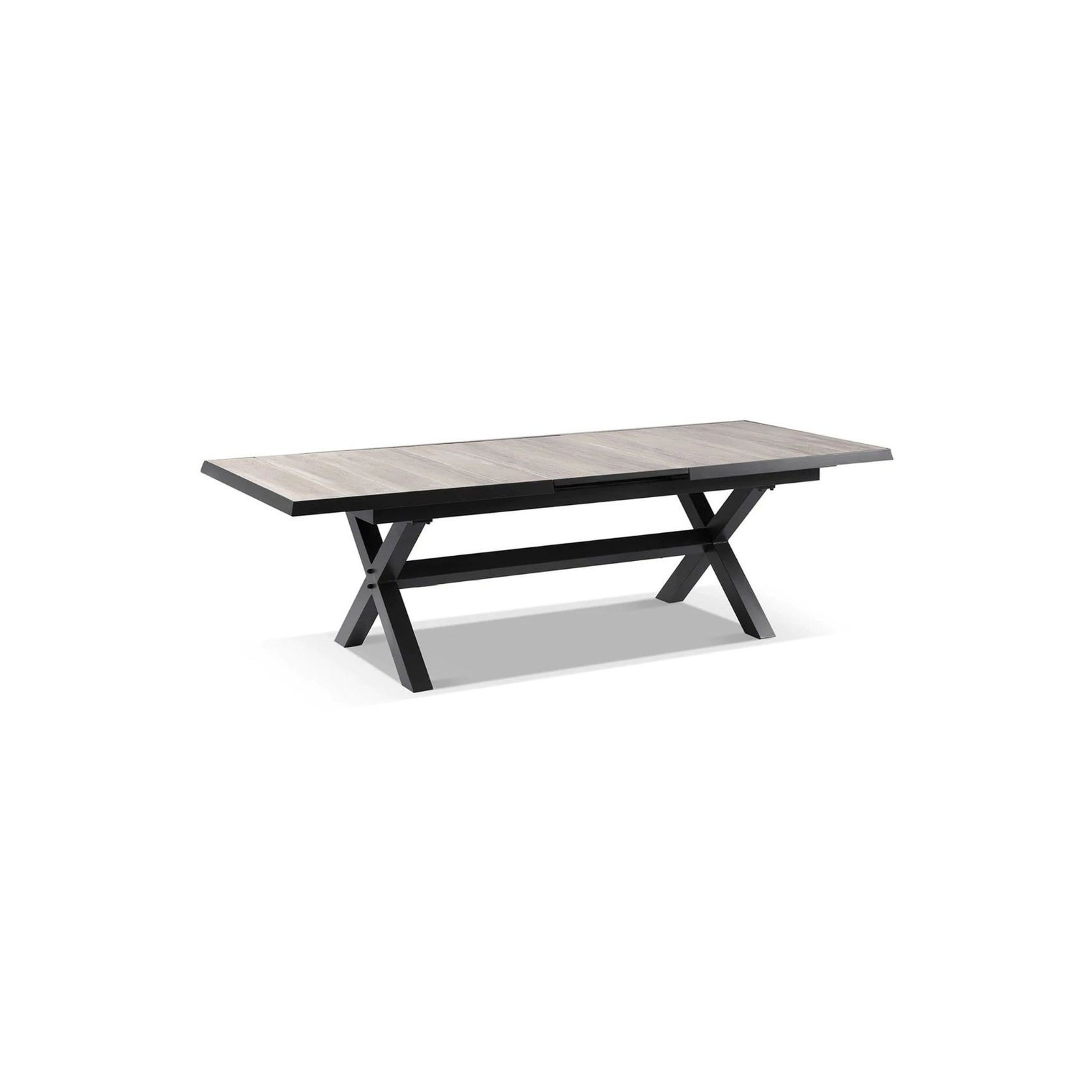 Portland Large Extension Outdoor Dining Table |Charcoal gallery detail image