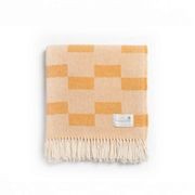 Ruanui Station Lambswool Throw - Gowdys Gold gallery detail image