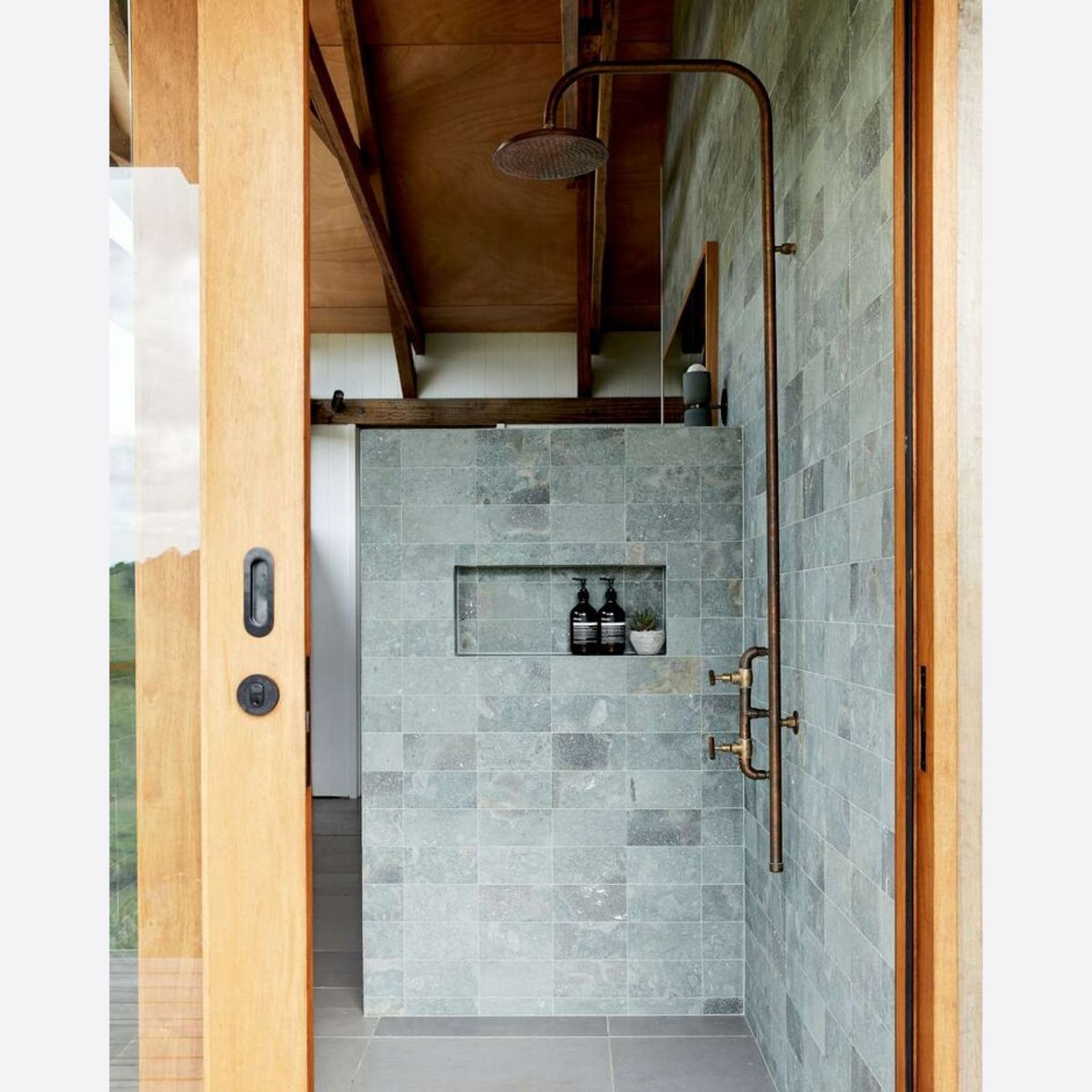 Green Andesite Tiles Honed gallery detail image