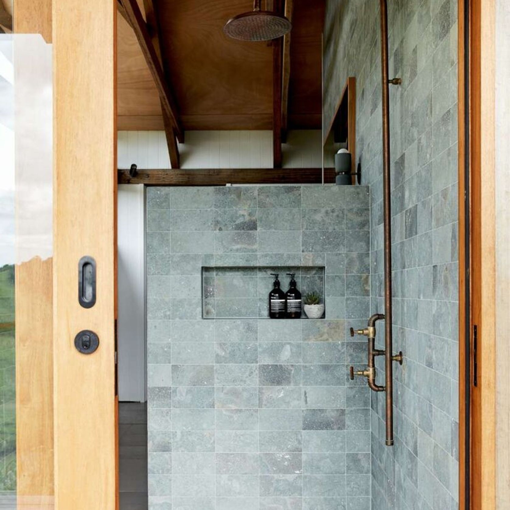 Green Andesite Tiles Honed gallery detail image