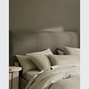 Ravello Linen Flat Sheet - Sage | Weave Home Bed Linen gallery detail image