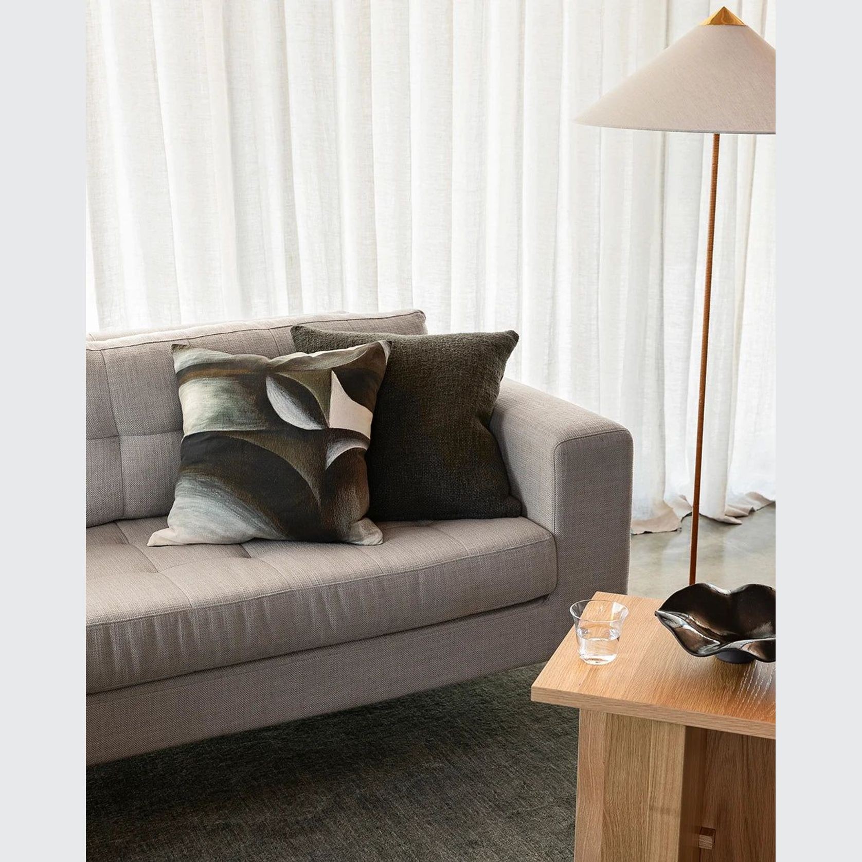 Baya Cyprian Cushion - Rosemary | Two Sizes gallery detail image