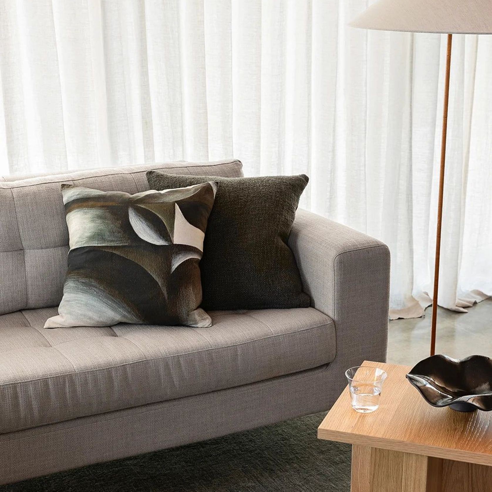 Baya Cyprian Cushion - Rosemary | Two Sizes gallery detail image