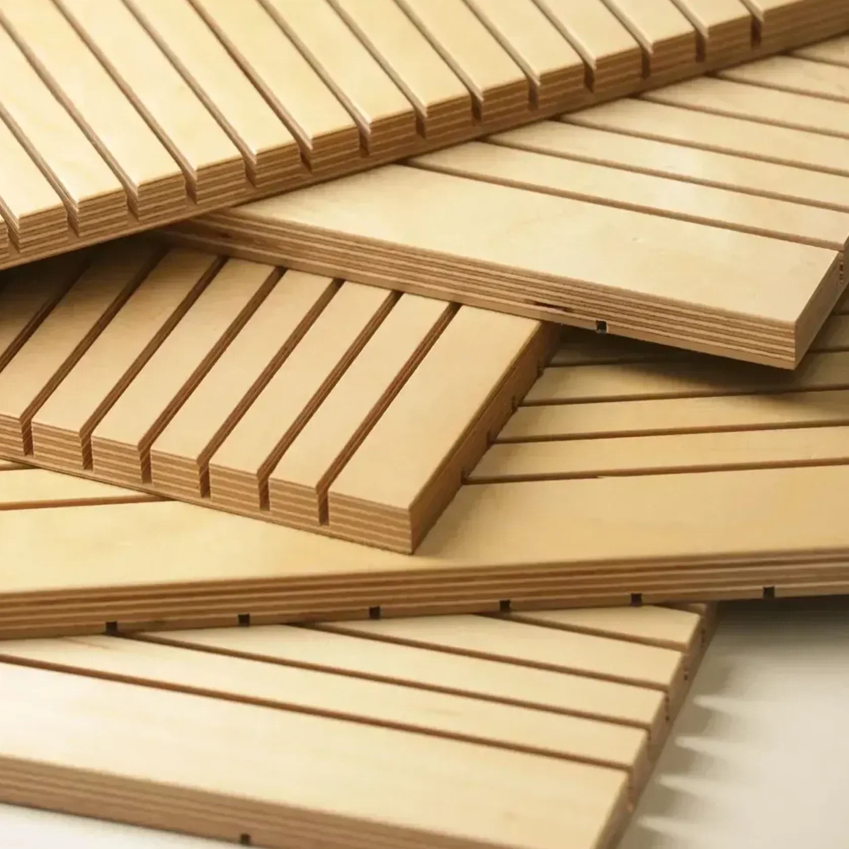 Grooved Birch Sound Dampening Panels 15x2500x600 mm gallery detail image