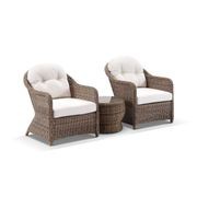 Hampton Rattan Chair Set - Wheat gallery detail image