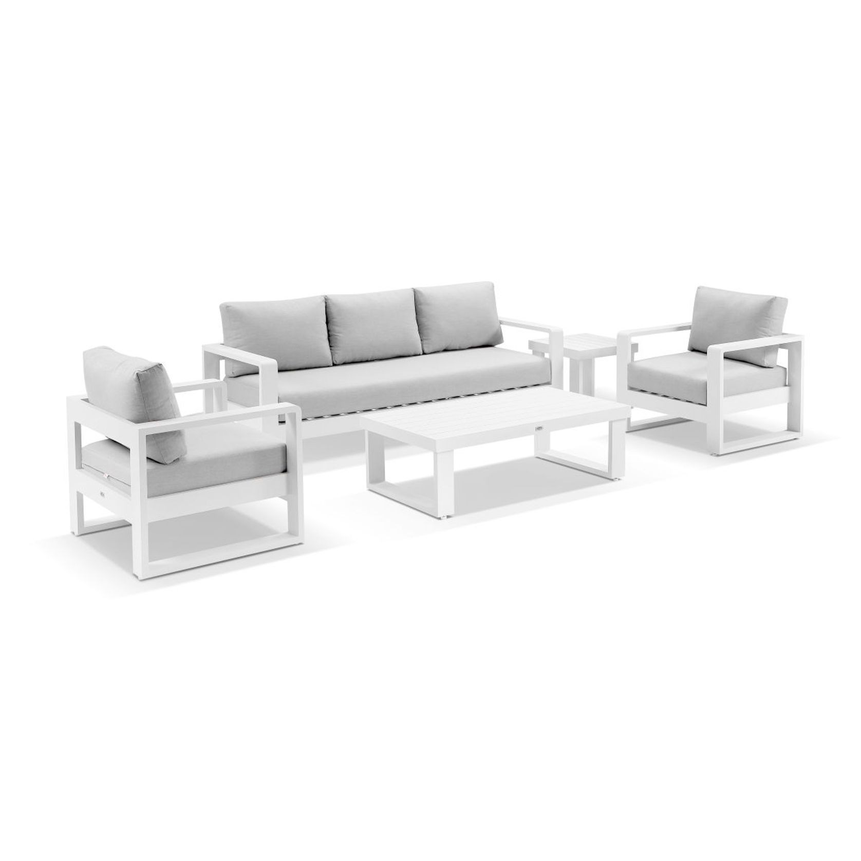 Harbour 4pc Lounge Set - White gallery detail image