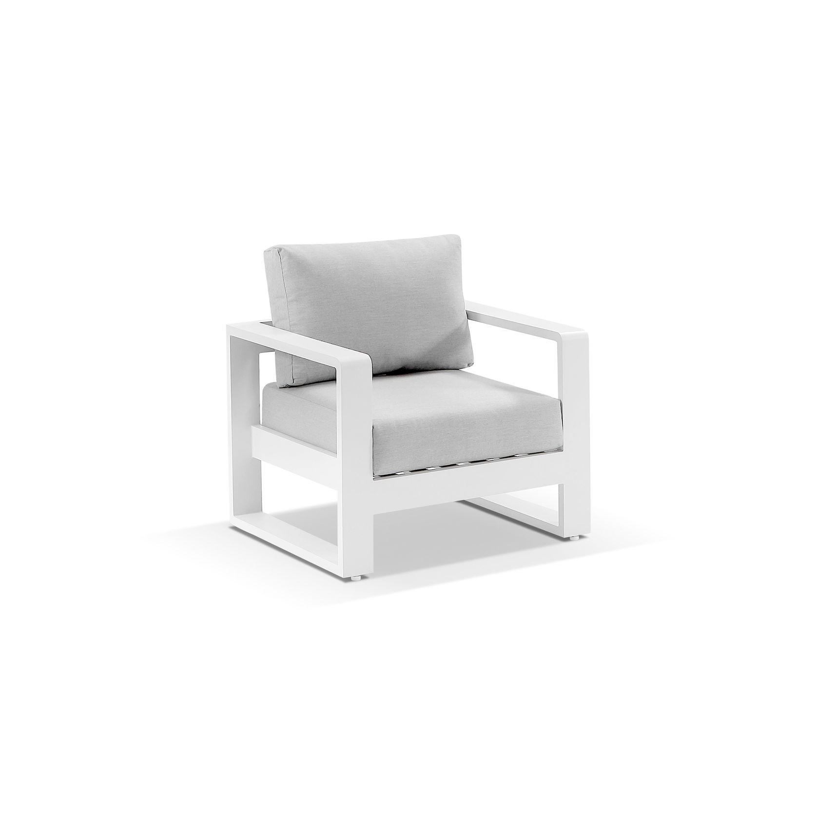 Harbour Lounge Chair Set - White gallery detail image