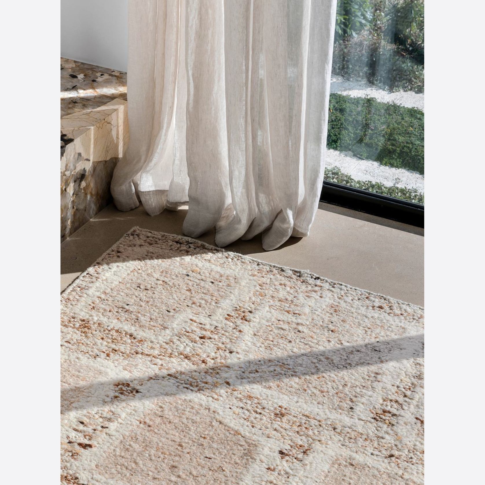 Heras Rug | Sand gallery detail image