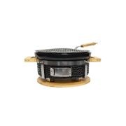 Hibachi Tabletop BBQ Grill with Searing Plate & Oil Tray - Round gallery detail image