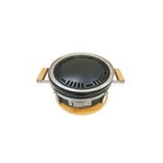 Hibachi Tabletop BBQ Grill with Searing Plate & Oil Tray - Round gallery detail image