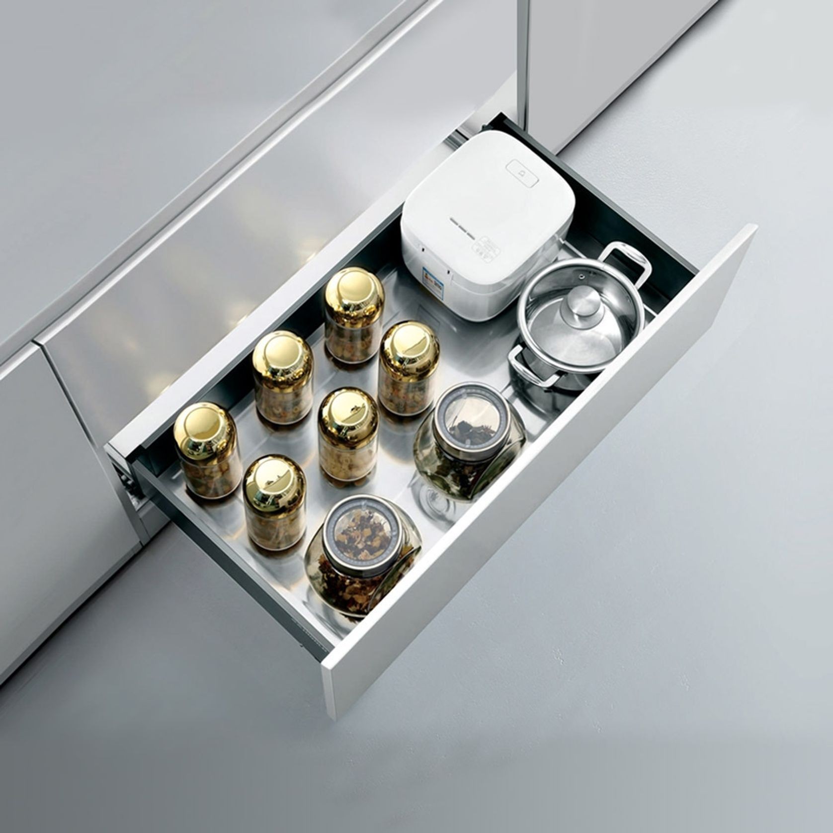 Shearer Pull Out Kitchen Drawer - with Drain Tray 600mm gallery detail image