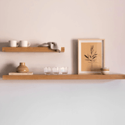 Hold Wall Shelf 210cm - Oak gallery detail image