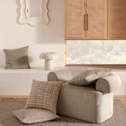 Weave Home Dania Cushion - Oyster | 50 x 50cm gallery detail image