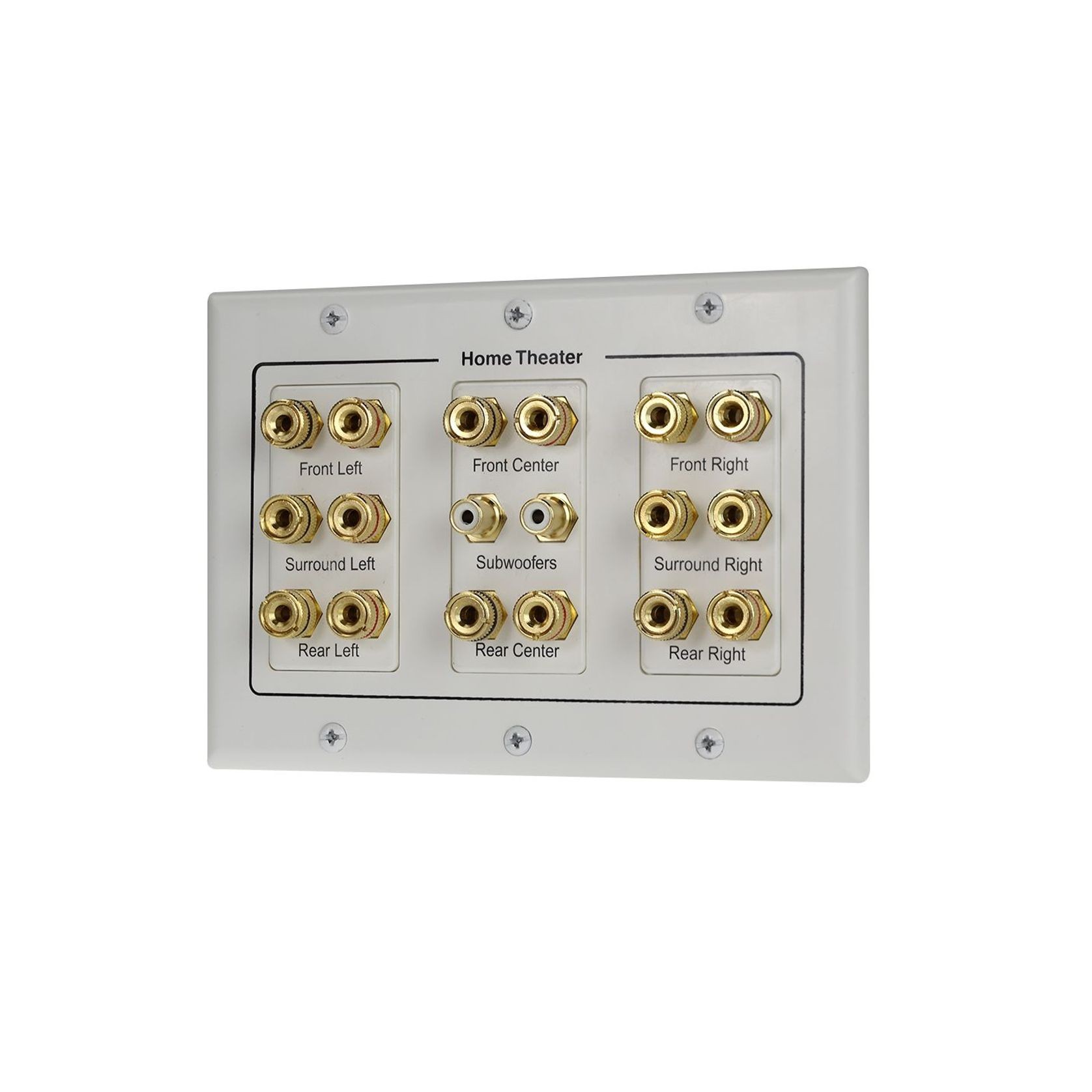 Home Theatre 8.2 Speaker Wall Plate - includes Mounting Bracket gallery detail image