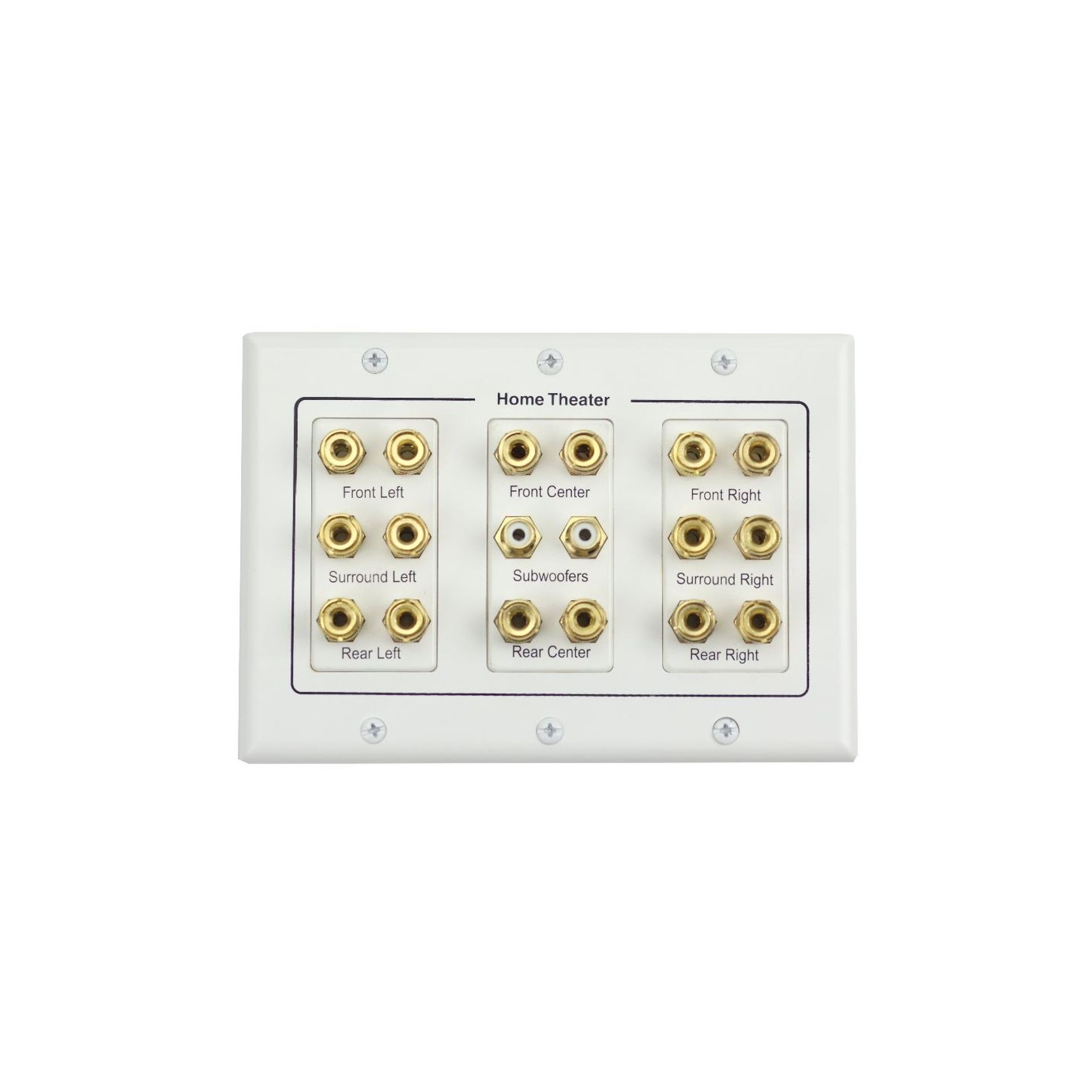Home Theatre 8.2 Speaker Wall Plate - includes Mounting Bracket gallery detail image