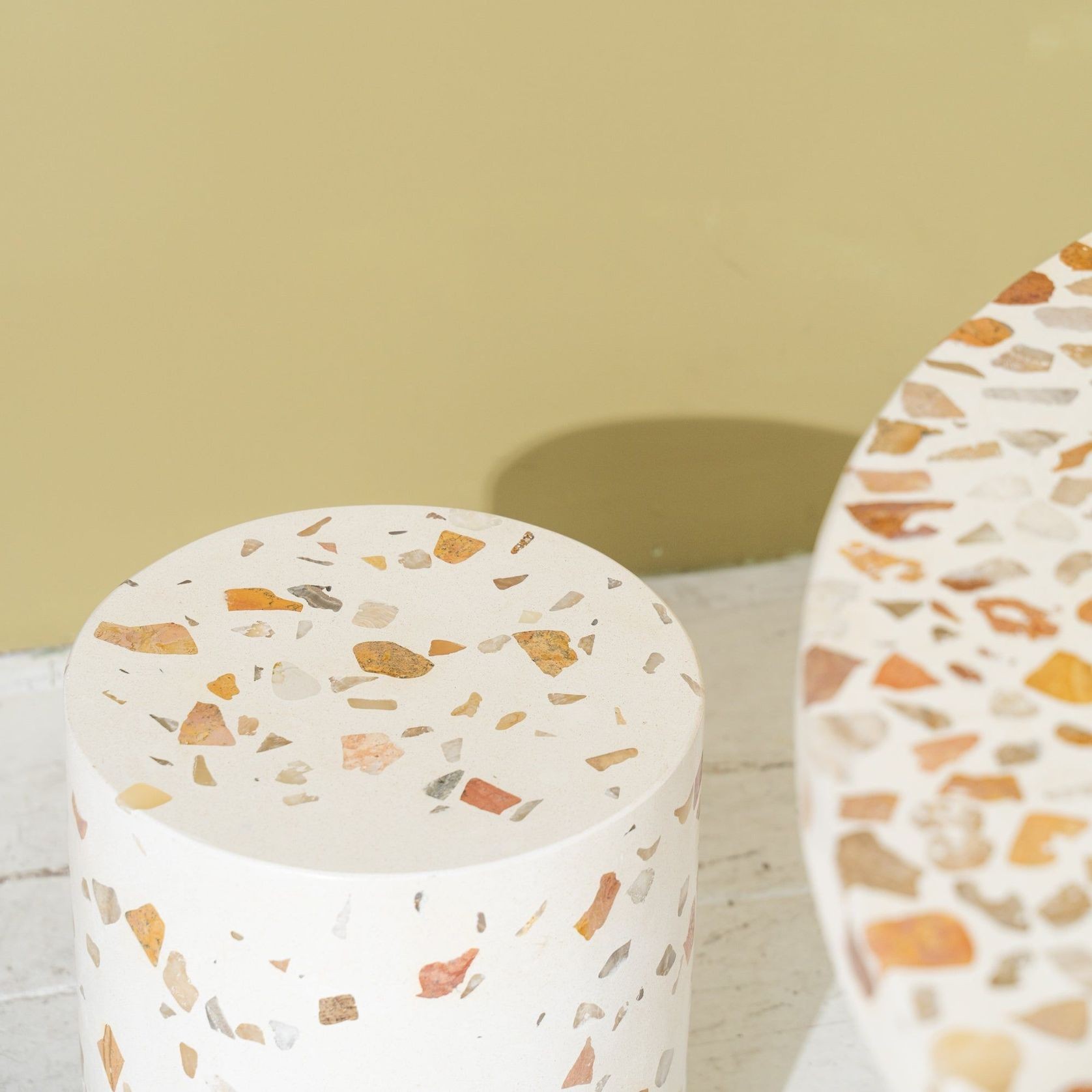 Illia Terrazzo Stool gallery detail image