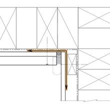 105mm x 105mm Int/Ext Corner Flashing RDCS105 gallery detail image