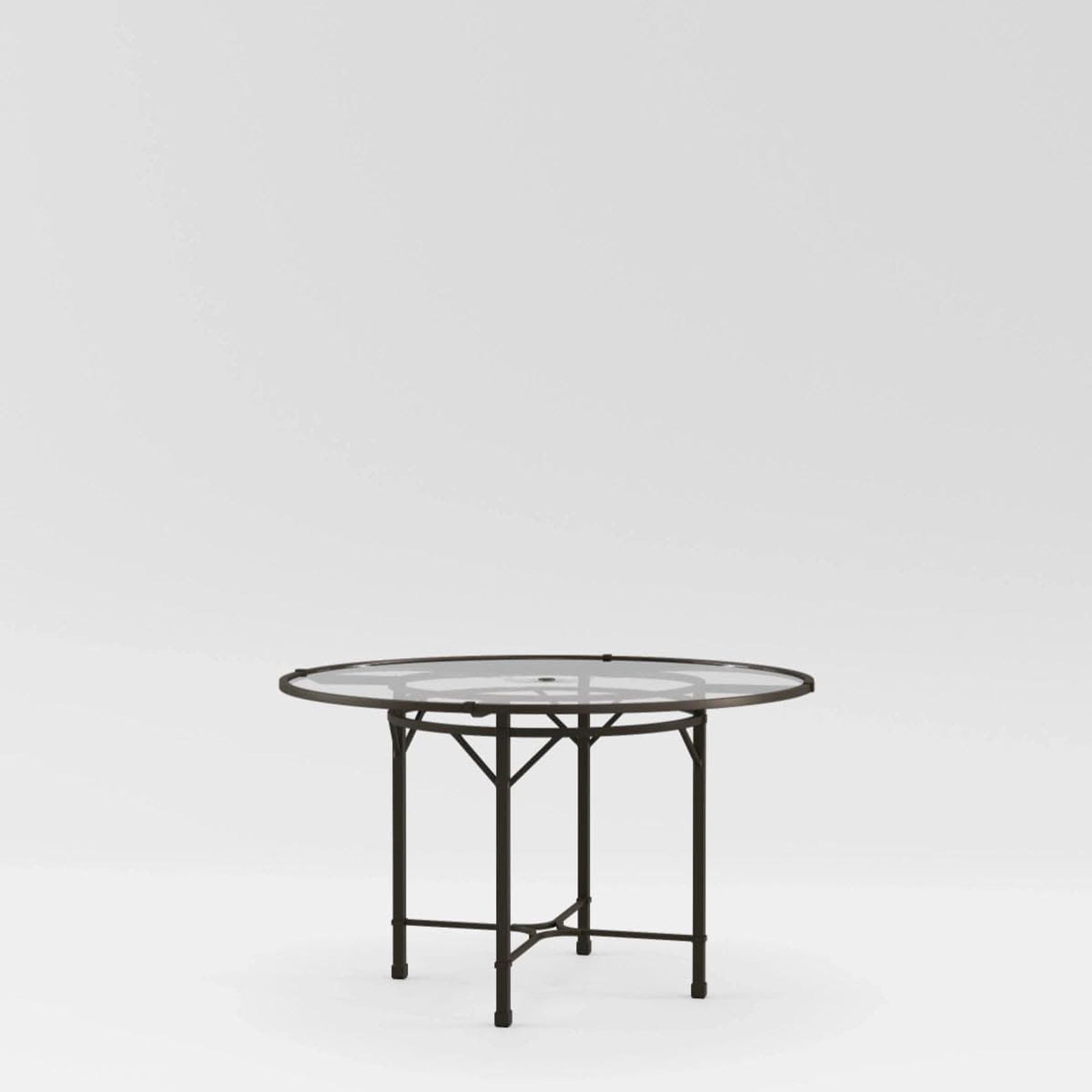 Venetian 48" Round Pedestal Dining Umbrella Table gallery detail image