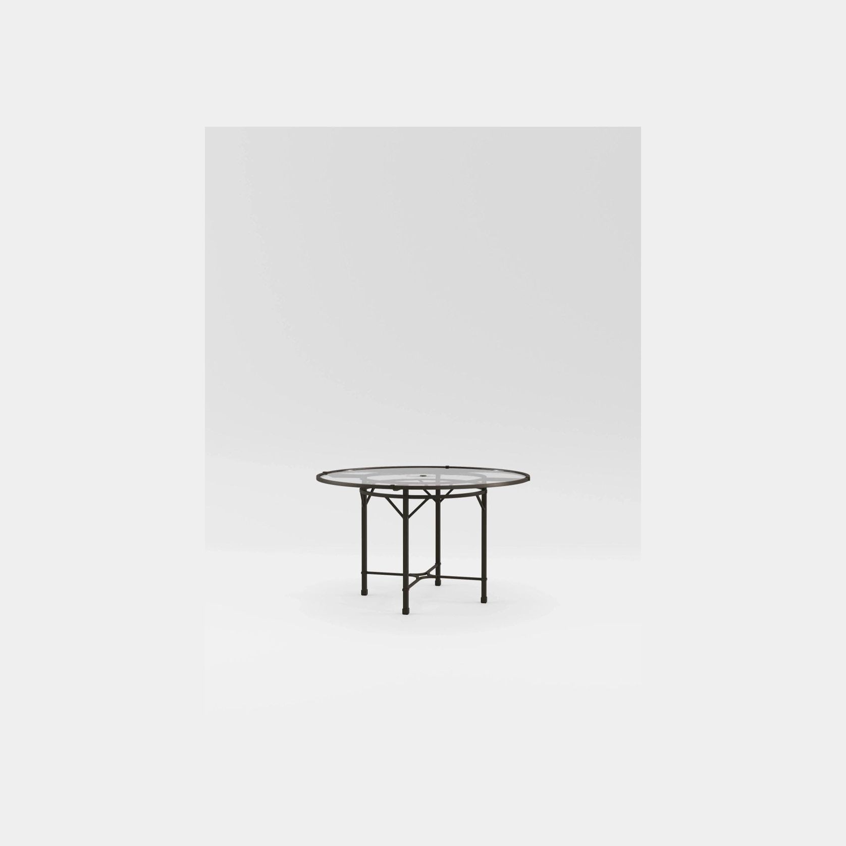 Venetian 48" Round Pedestal Dining Umbrella Table gallery detail image