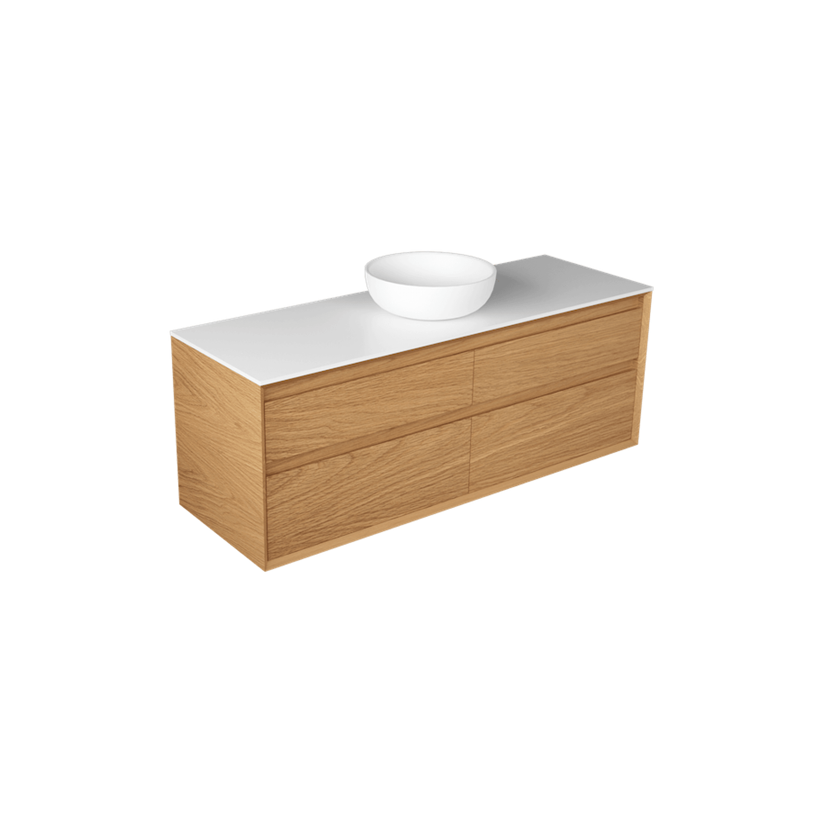 Edge Largo 1500 4 Drawer Wall Hung Vanity - 6 Colours gallery detail image