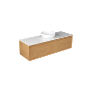 Edge Largo 1500 Side X Side Wall Hung Vanity - 6 Colours gallery detail image