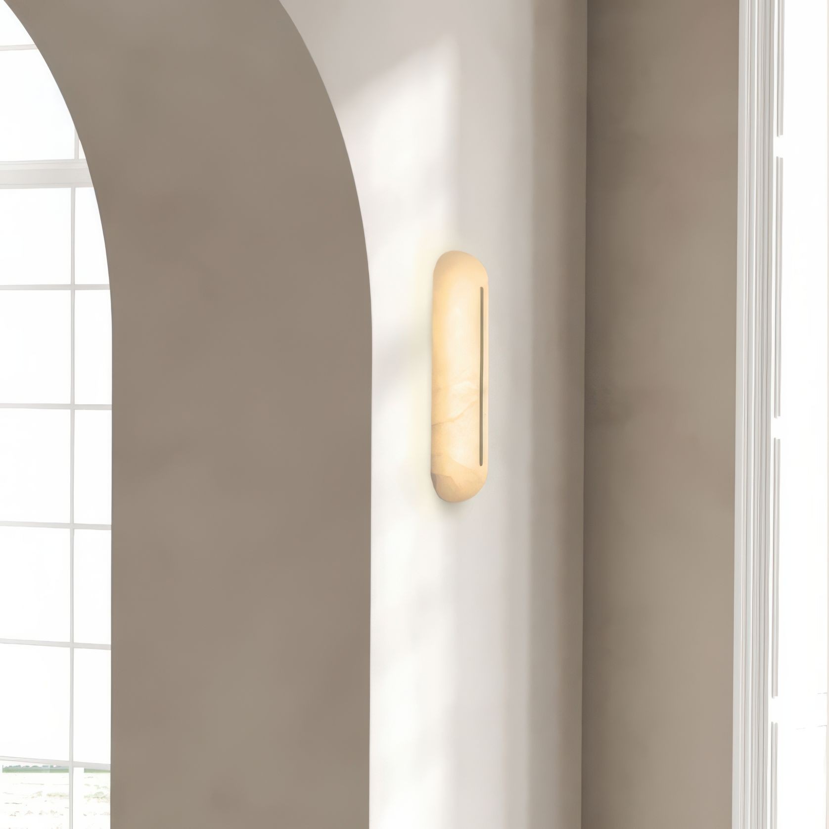 Zeus Curve Wall Light gallery detail image