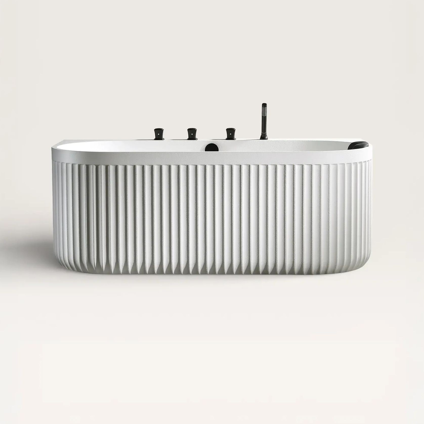 DORIA Back-to-Wall Bath with Faucet gallery detail image