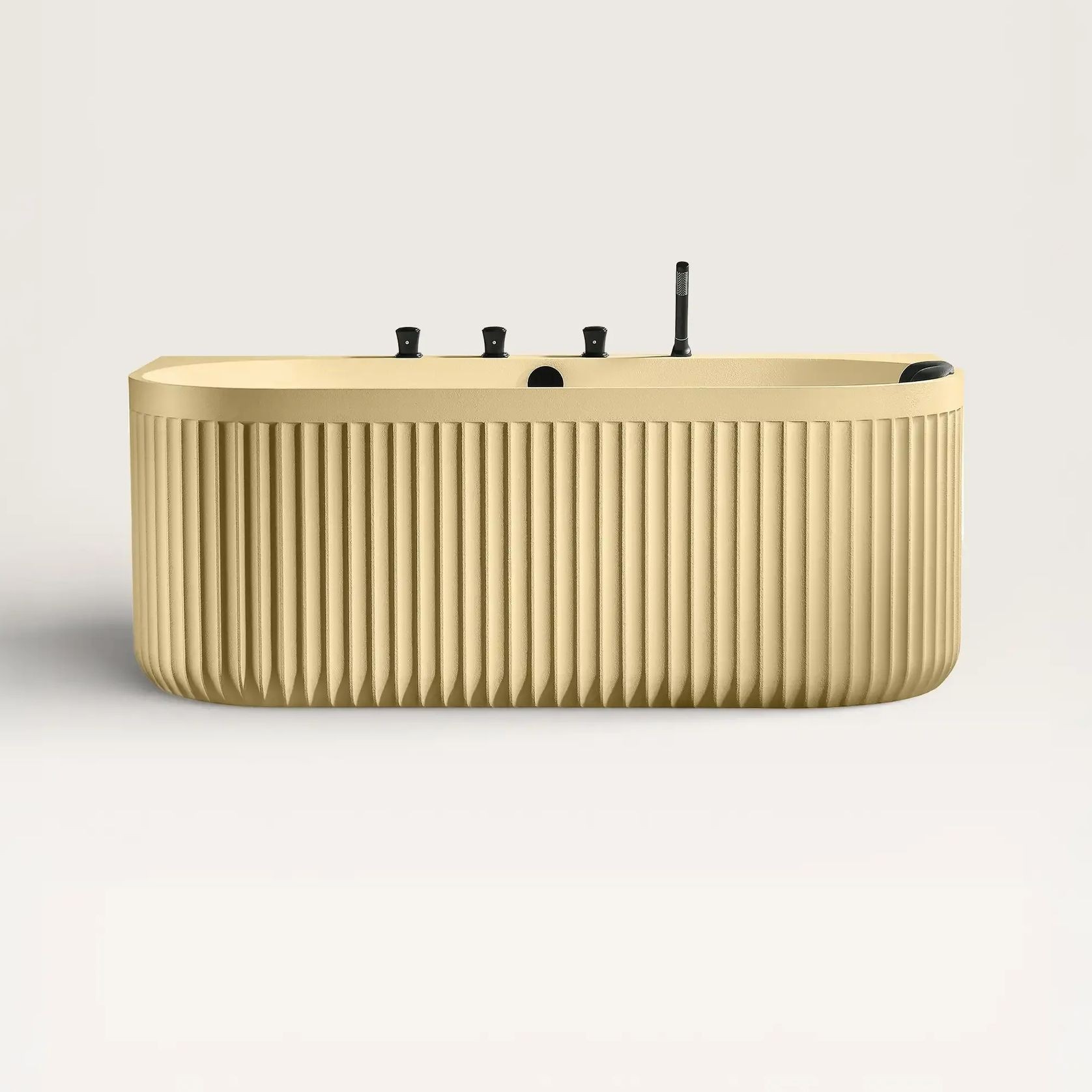 DORIA Back-to-Wall Bath with Faucet gallery detail image
