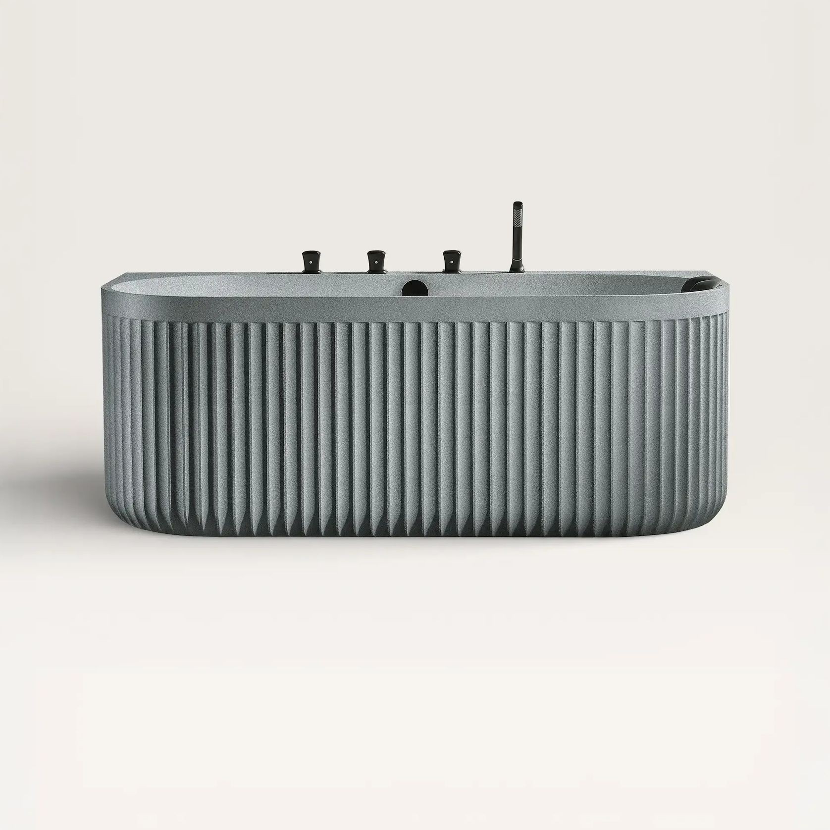 DORIA Back-to-Wall Bath with Faucet gallery detail image