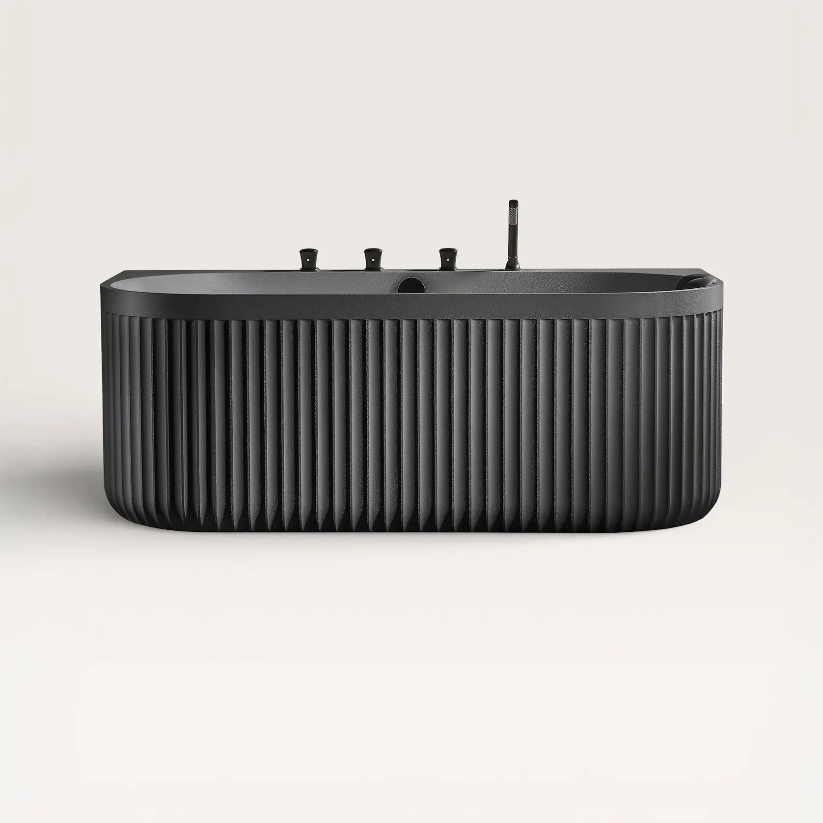 DORIA Back-to-Wall Bath with Faucet gallery detail image