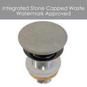 Solid Limestone Round Basin - Matte Stone Finish - Above Counter Top - 440mm gallery detail image