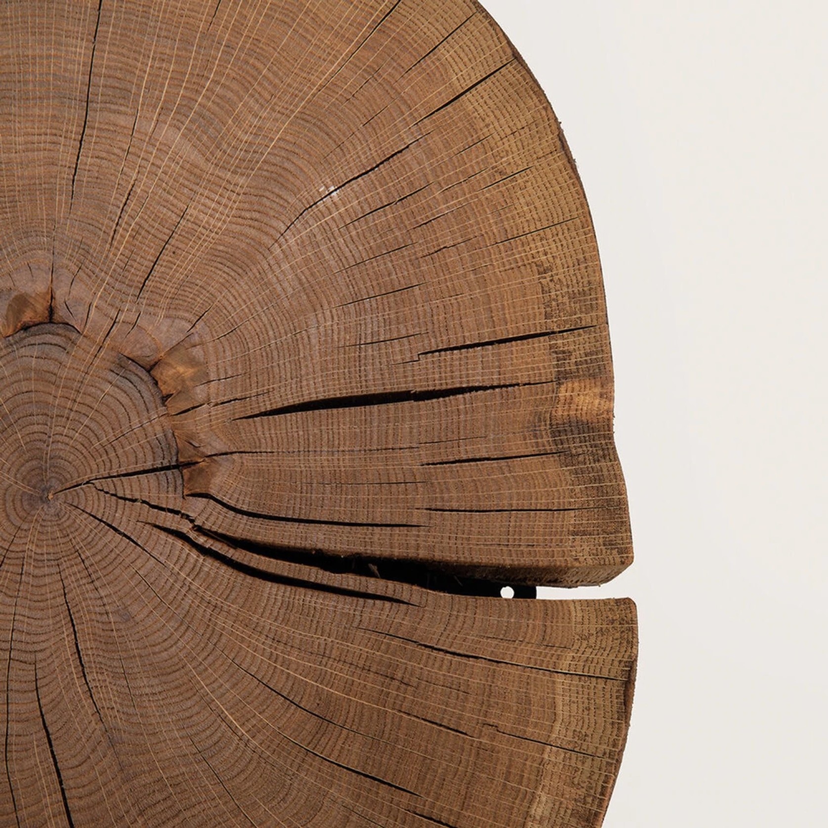 Janua | BC 05 Stomp Table | 80-90cm | Natural Oak Raw gallery detail image