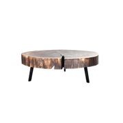 Janua | BC 05 Stomp Table | 80-90cm | Natural Oak Raw gallery detail image