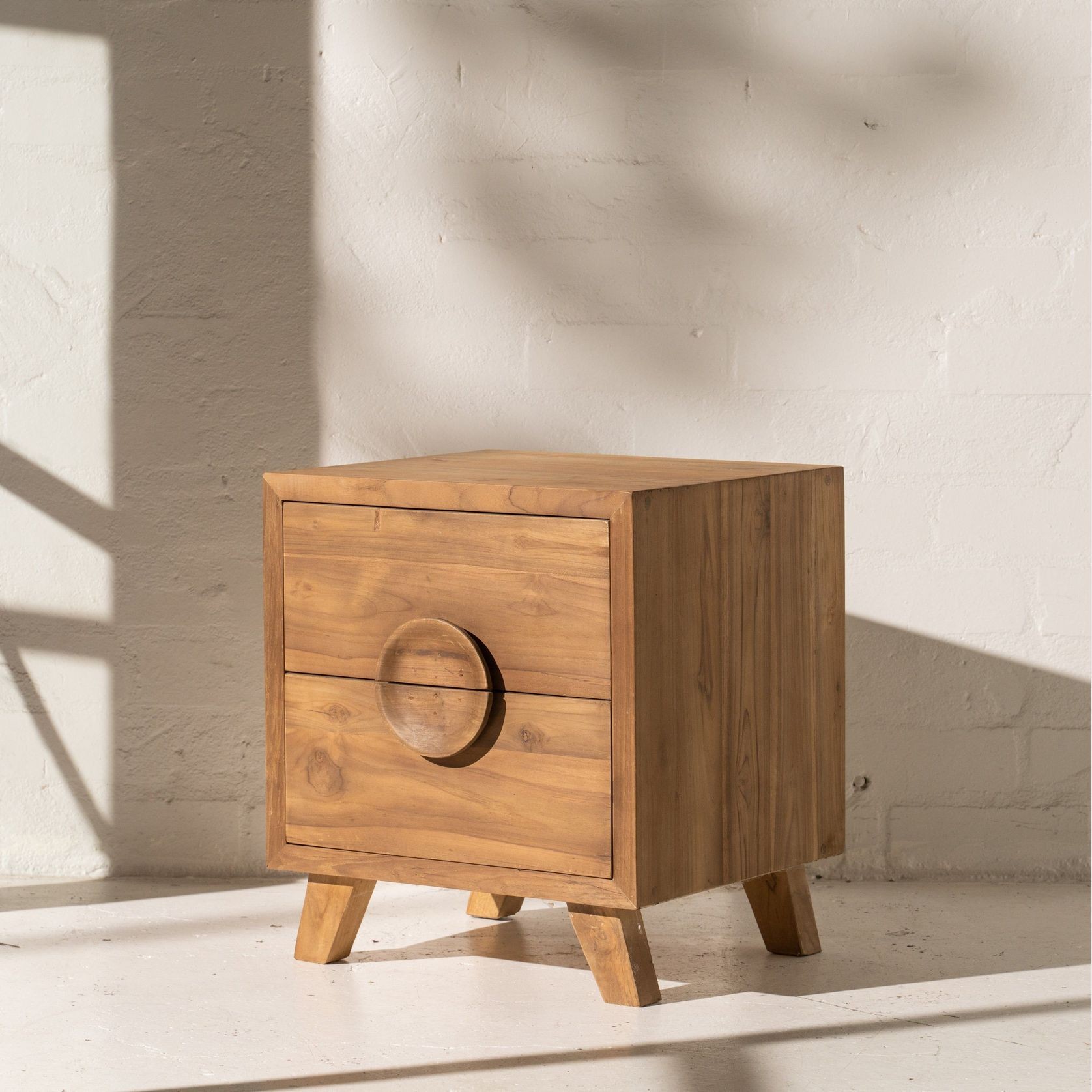 Jayna Teak Bedside Table gallery detail image