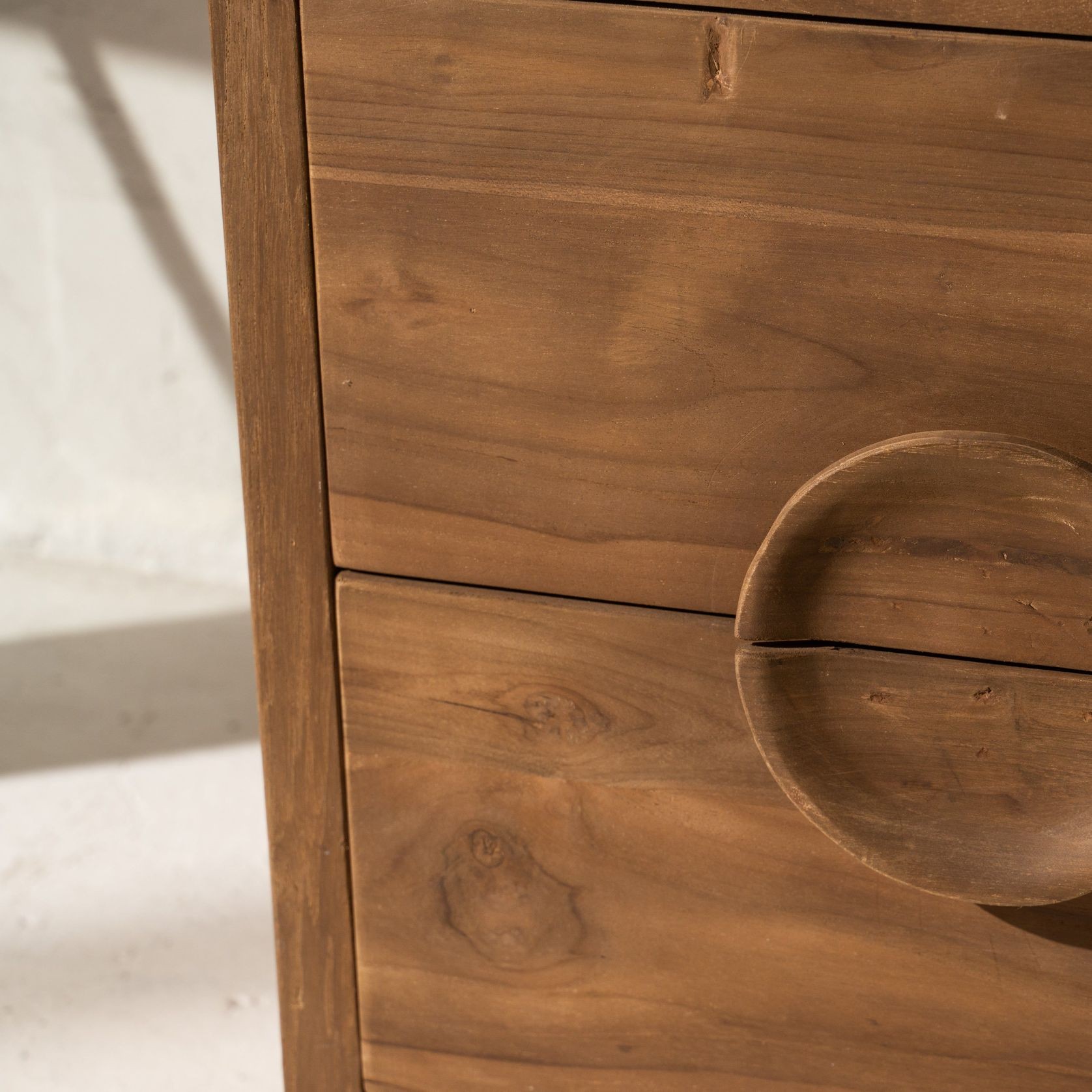 Jayna Teak Bedside Table gallery detail image
