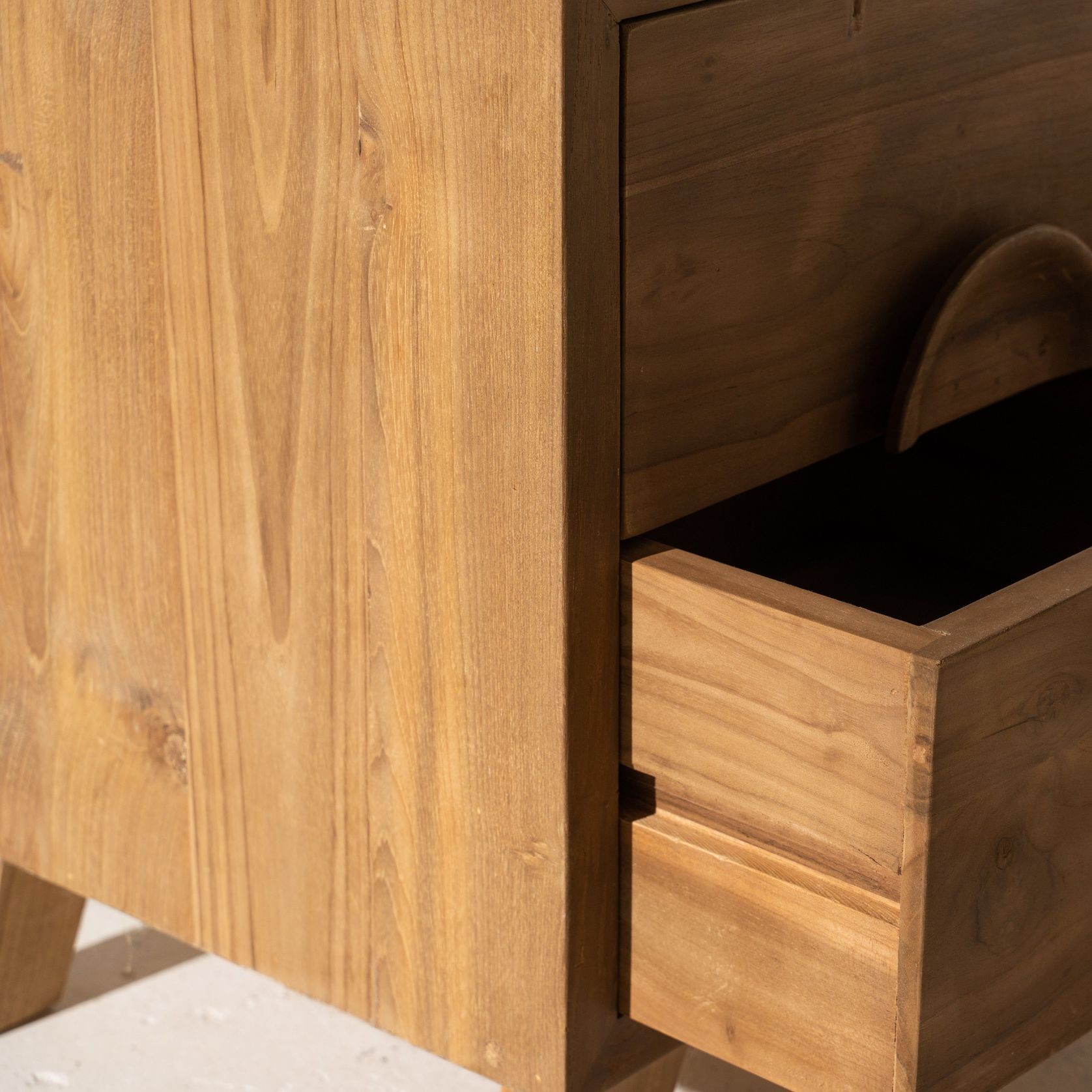 Jayna Teak Bedside Table gallery detail image