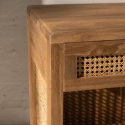 Jemina Teak and Rattan Bedside Table gallery detail image