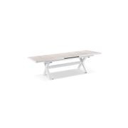 Portland Large Extension Outdoor Dining Table | White gallery detail image