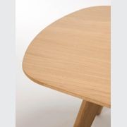 Johanna Elliptical Timber Table gallery detail image